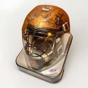 Ottawa Senators Franklin NHL Mini Goalie Mask Display Case Collectible Vintage